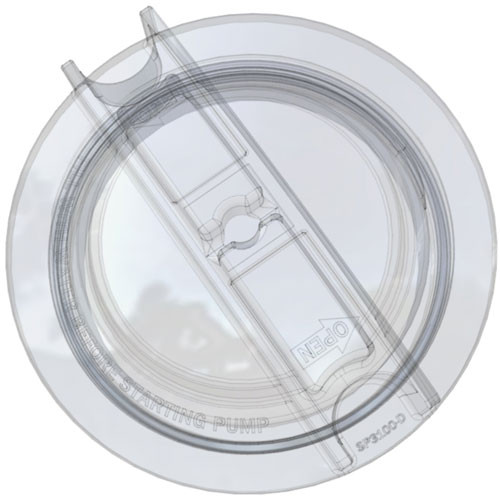 Hayward | Super II | Strainer Cover, Hand-Knob Style, Clear | SPX3000D