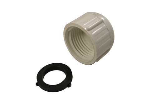 Magic Plastics | PVC ADAPTER | 3/4" MIPT HOSE BIBB CAP WITH GASKET | 0203-001