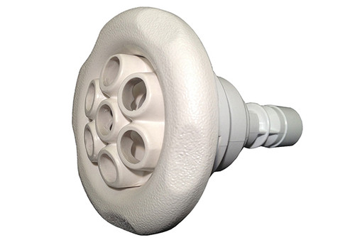 Waterway | JET INTERNAL | POLY STORM MASSAGE 3 3/8" SCALLOP WHITE | 212-8030