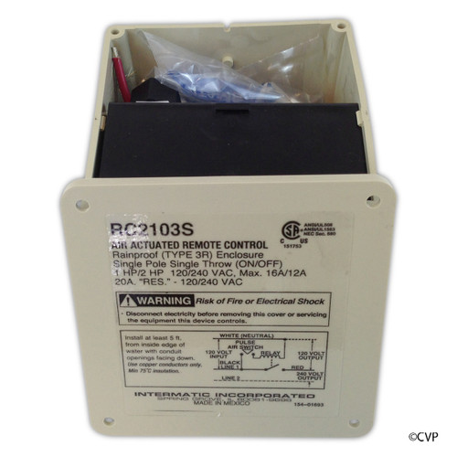 Intermatic | Control, 120/240v One Circuit On/Off | RC2103S