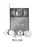 HAYWARD/GOLDLINE | WIRELESS REMOTE, PS-4 WALL MOUNT - WHITE | GLX-WW-RF-PS-4