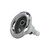 212-5637S Waterway Plastics | Jet Internal, Waterway Power Storm, Roto, 5" Face, 5-Scallop, Gray w/ Stainless Escutcheon