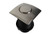 Allied Innovations | AIR BUTTON | #20 DESIGNER TOUCH, BRUSHED STAINLESS, SQUARE | 951590-961
