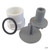 Waterway Plastics | Lo Pro Injector Thd Cap Only, Gray | 672-2137