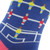 "Center Circle" - Soccer Themed Embroidered Pima Socks