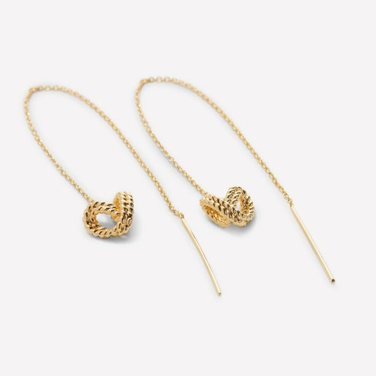 All In Threader Earrings