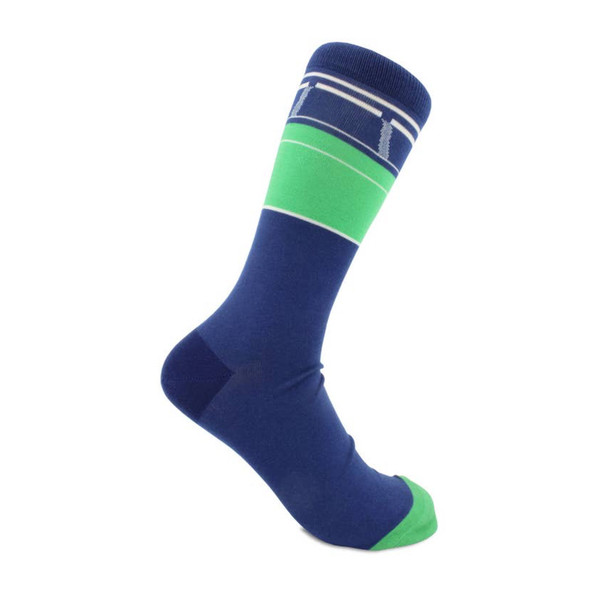 "Whip It" - Lacrosse Themed Fine Men's Socks