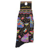 Laurel Burch Socks "Dog with Papillion" Black - LB1101B