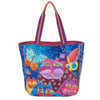 Laurel Burch Cats with Butterflies Shoulder Tote