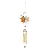 Best Friends Cats Art Windchimes Orange White Cat - 62882