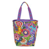 Laurel Burch Carlotta's Garden Quilted Fabric Shoulder Tote LB5570