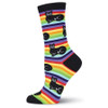 Rainbow Cat Stripe Socks - KBWF15H059-01