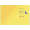 Laurel Burch Glitter Birthday Card - Butterfly Dream - Inside