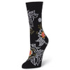 Laurel Burch Bold Floral Flower Crew Socks LBWS18H005