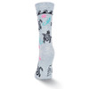 Tropical Sea Turtle Crew Socks Gray - KBWS16H005-01