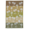 Palm Tree Color Block Cotton Tea Towel - R2093