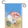 Beach Chair Umbrella Garden Flag 12.5" x 18" 14A2515