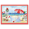 Holiday Beach Signs 5x7 Christmas Card 16 Count 27-071