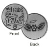 My Kids have Paws Paw Print Memory Token Coin 49766