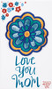Flower Patch + Card - Love You Mom - Patch - 37959