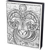 Aries Ram Colorable Wall Art - Zodiac Color a Sign - 34049