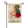 Conch Shell with Succulents - Burlap Garden Flag - 18 x 12 - 14B9184