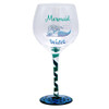 Mermaid Water Hand Painted 18oz Wine Glass - 11209A