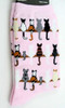 Cat Socks "Cat Tails" - Pink - 61566