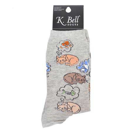 Cat Nap Socks Dark Heather F15H07401