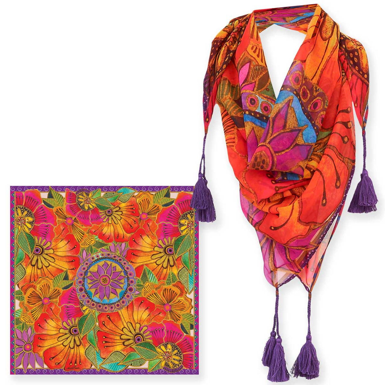 laurel burch scarf