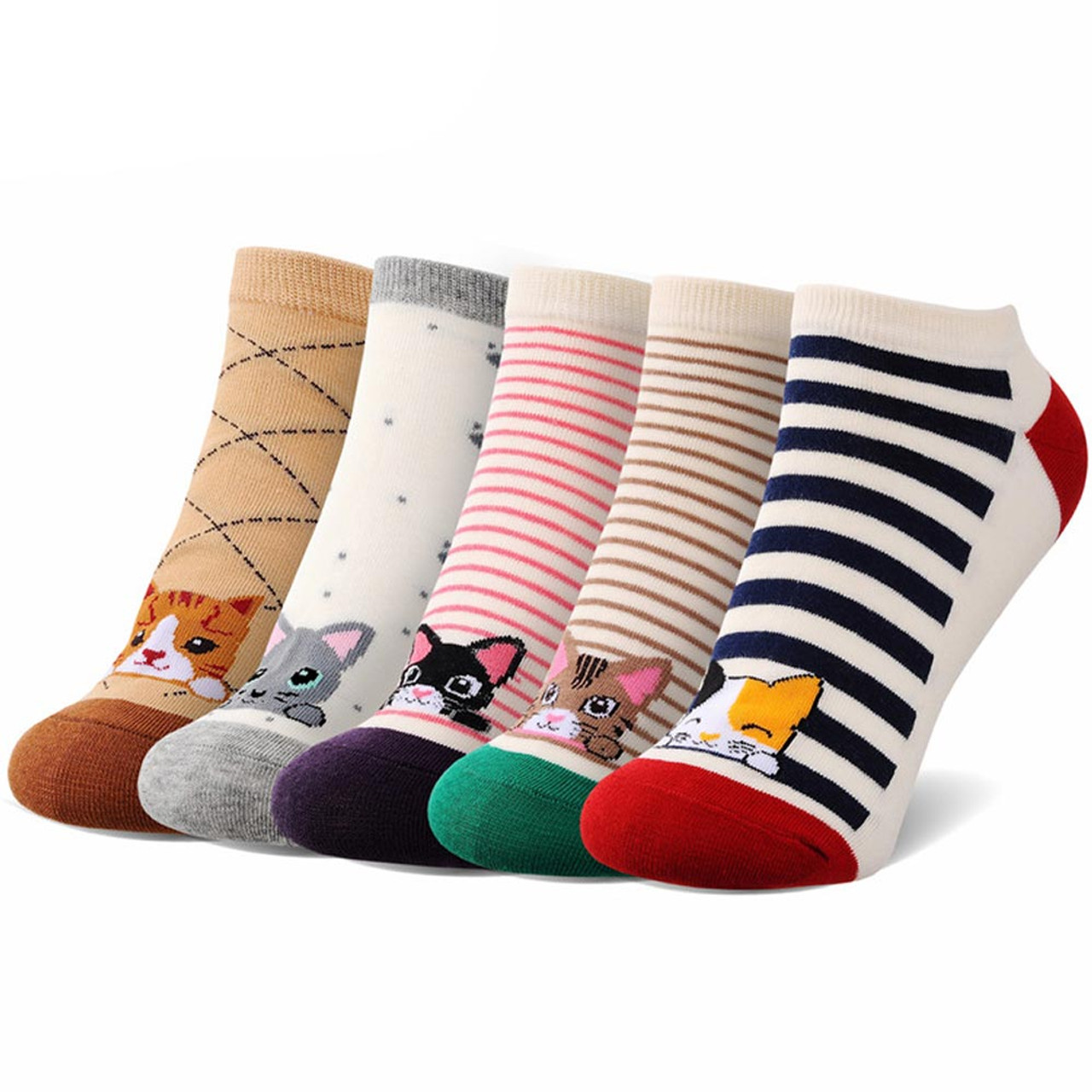 Cat Socks (5-Pack)