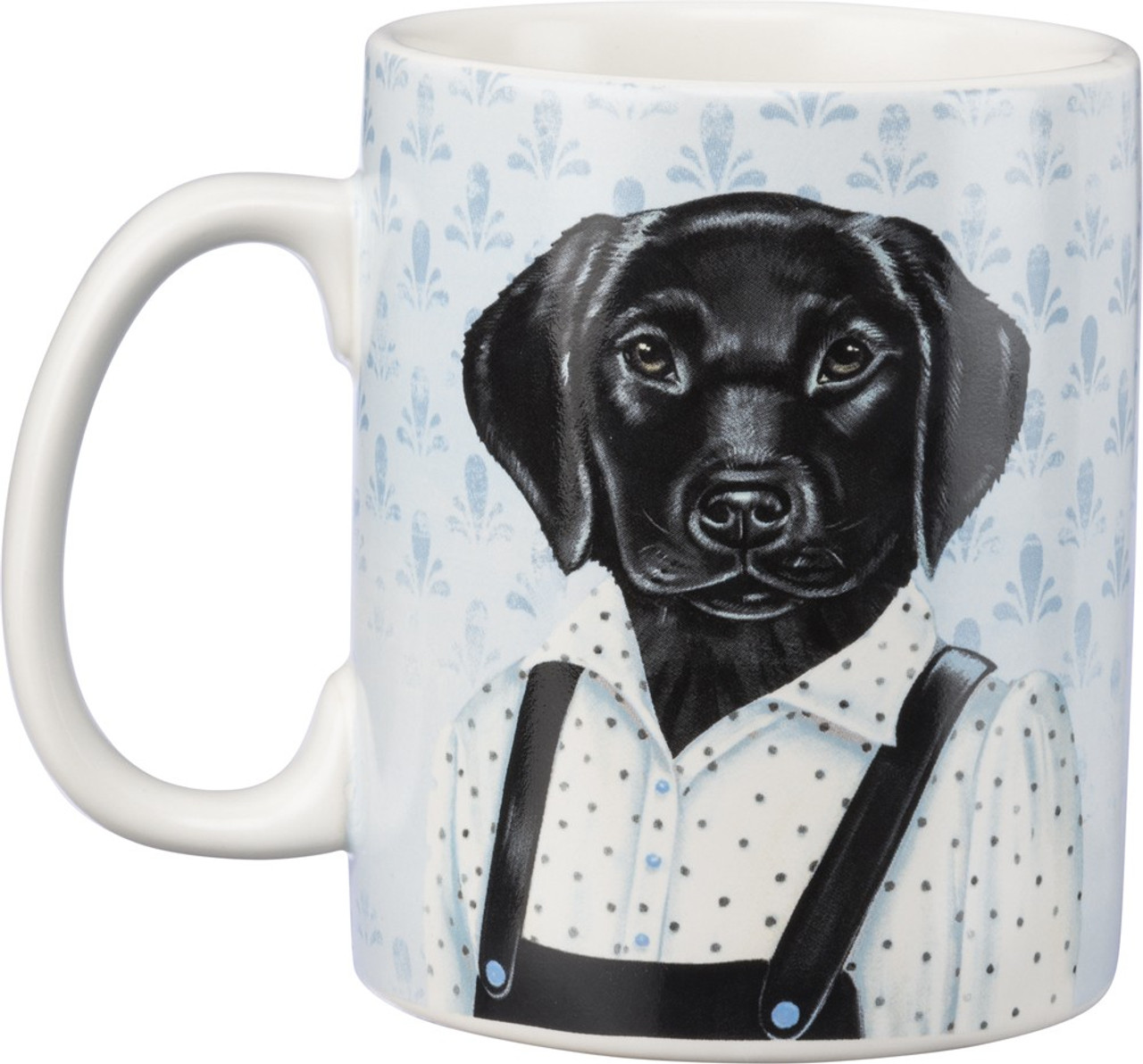 Black lab shop coffee mug