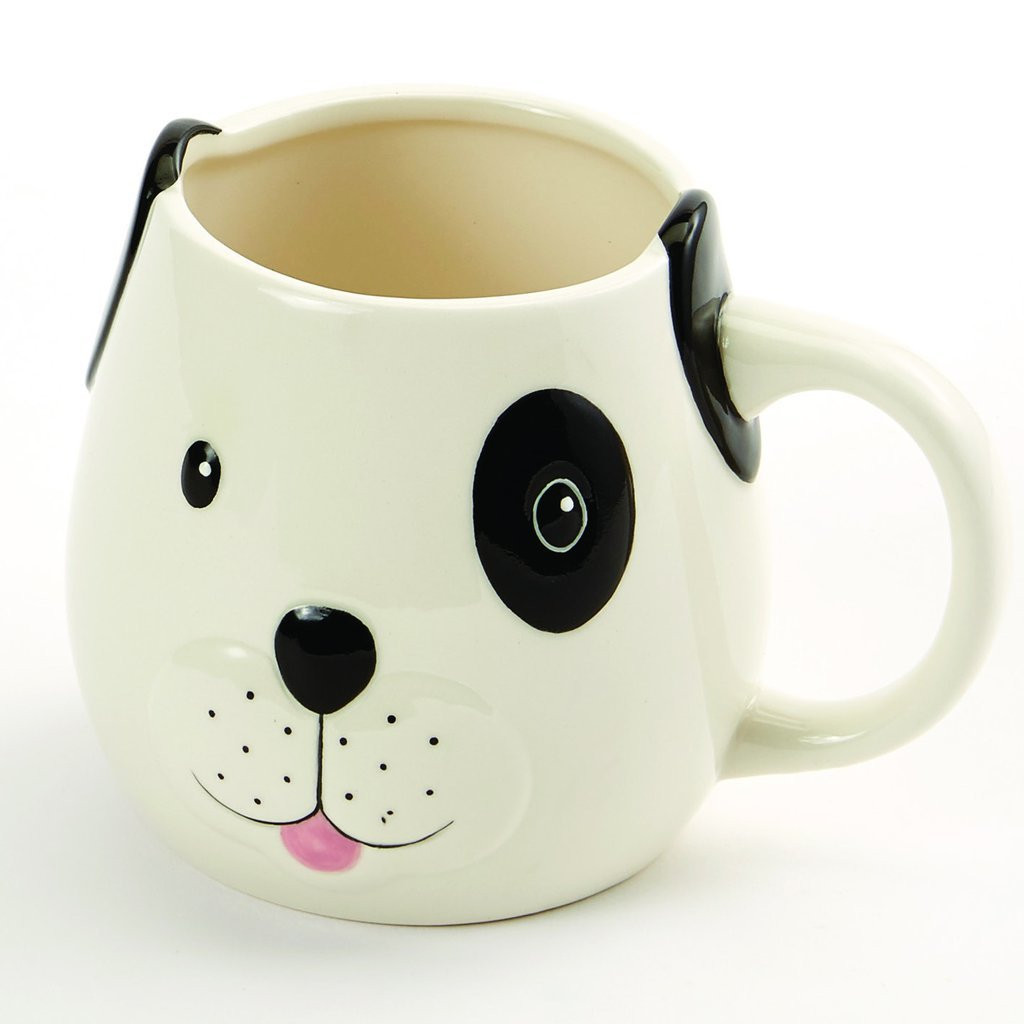 Dog Face Shaped Puppy Ceramic Mug 90186 ColorfulCritters
