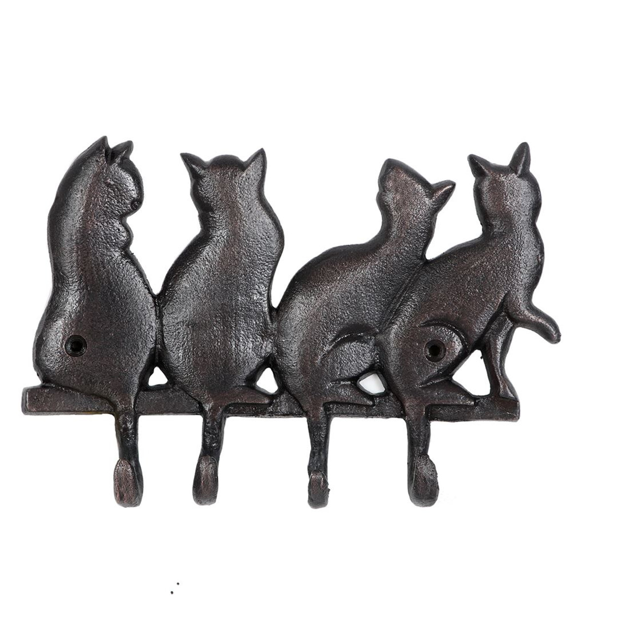 Cat Tail Metal Wall 8 Hook 40031 - ColorfulCritters