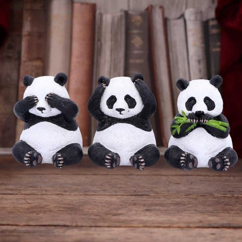 Nemesis Three Wise Pandas - ColorfulCritters