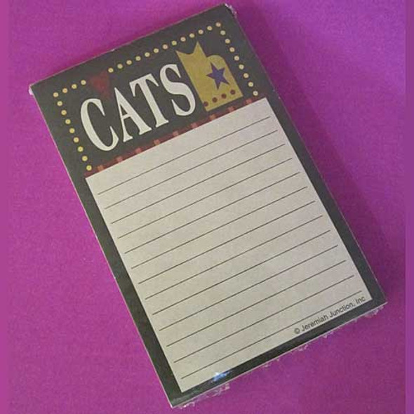 Cat Blank Note Pad JN052