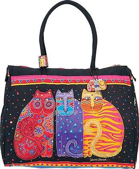 Vintage Laurel Burch Cats Tapestry Woven Handbag Shoulder Purse  eBay