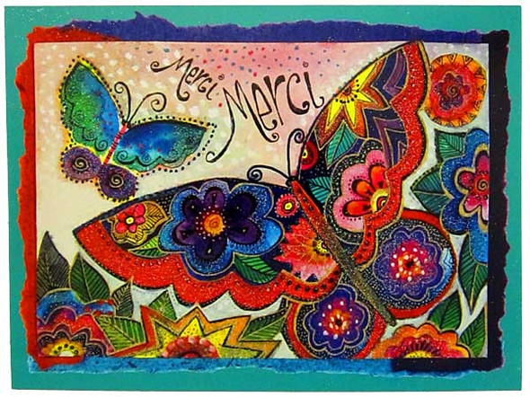 Laurel Burch Card Sympathy Celestial Lotus Syg13260