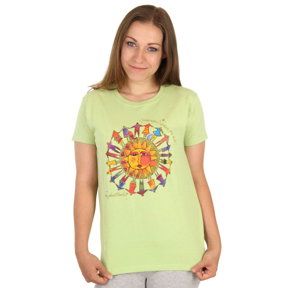 Laurel Burch Tee Shirt "Harmony Under The Sun" LBT025