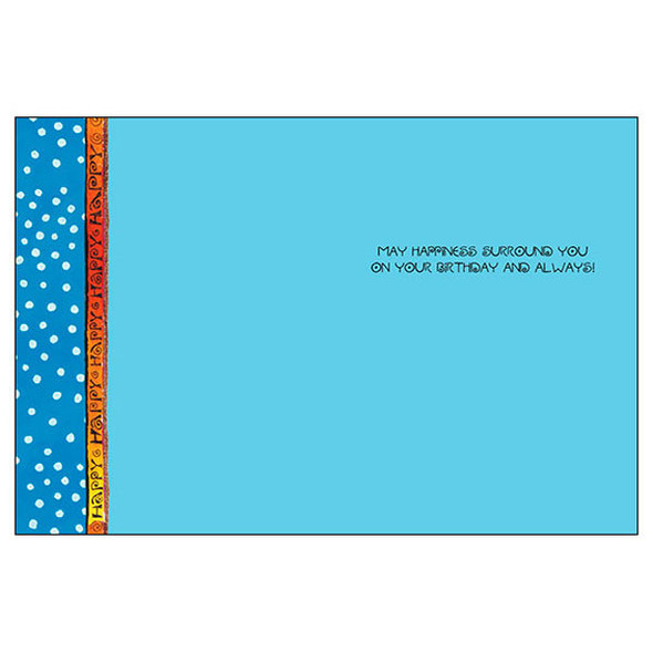 Laurel Burch HAPPY HAPPY HAPPY Birthday Card BDG17042