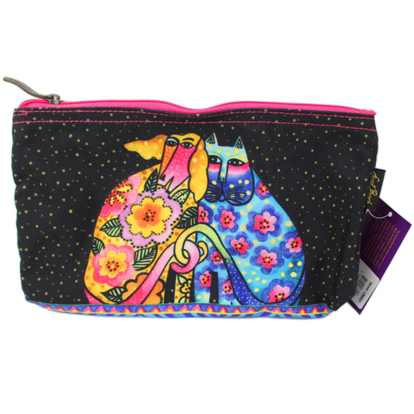 Laurel Burch Medium Clasp Purse Wild Cat - LB6559B - ColorfulCritters