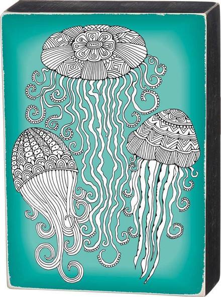 Jellyfish Colorable Decorative Wall Art - 33034