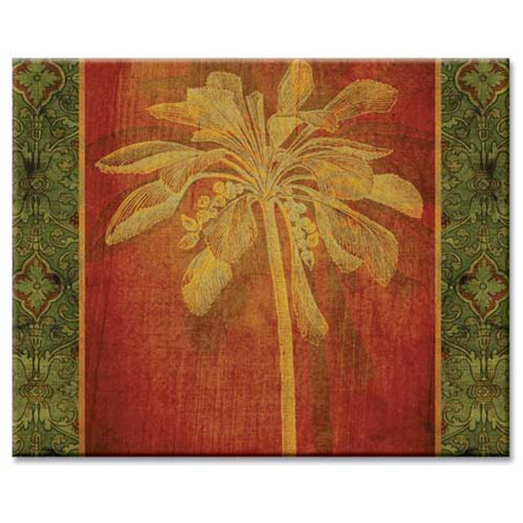 Palm Tree Cutting Board 8" x 12" "Patterned Palms" - 21069