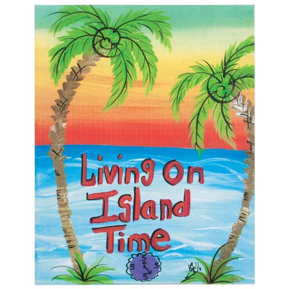 Living on Island Time Canvas 35353