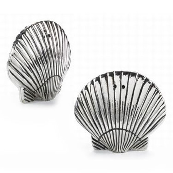 Sea Shell Salt & Pepper Shaker Set - Metal - 104050