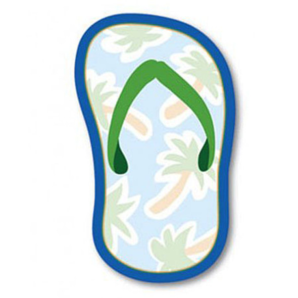 Flip Flop with Palm Trees Sticky Note Pad 26411000