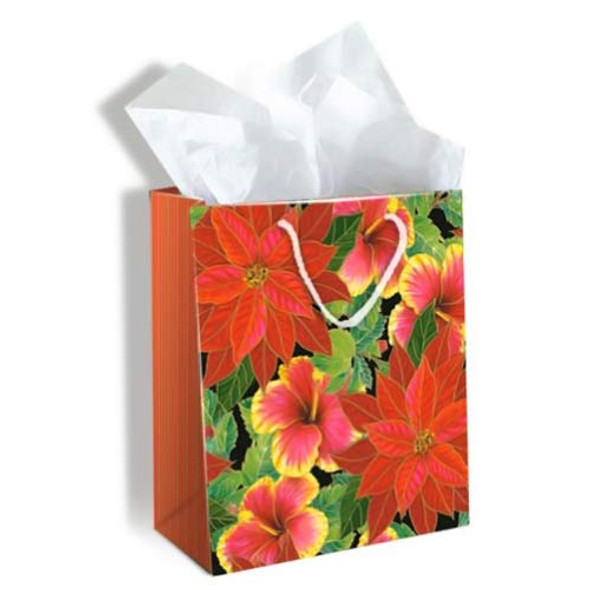 Festive Hibiscus Gift Bag Medium 30161002