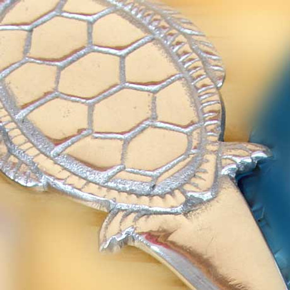 Sea Turtle Sea Life Theme Aluminum Bottle Opener Detail