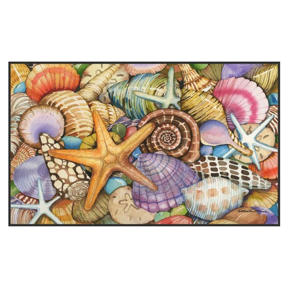 Beach Shells Welcome Floor Mat - 18" x 30" - 800033