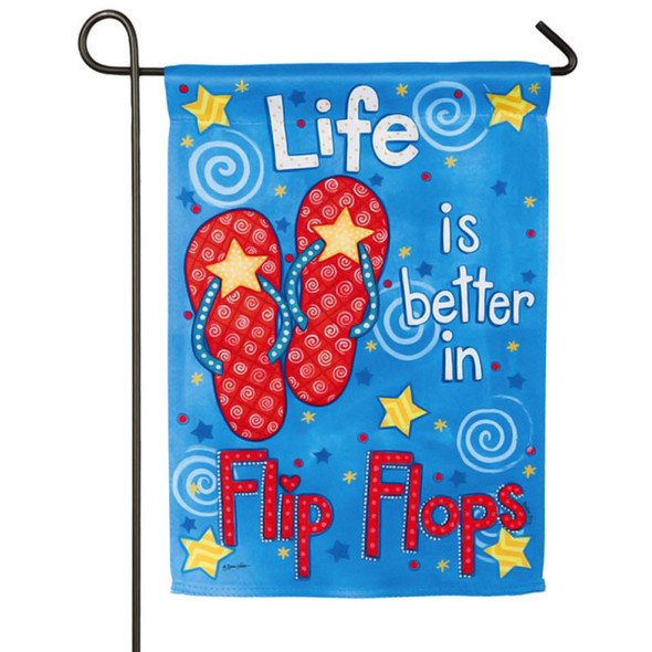 Life in Flip Flops GARDEN Flag - 14S3598